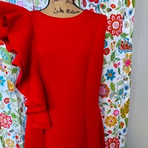 Red Eloquii cocktail dress